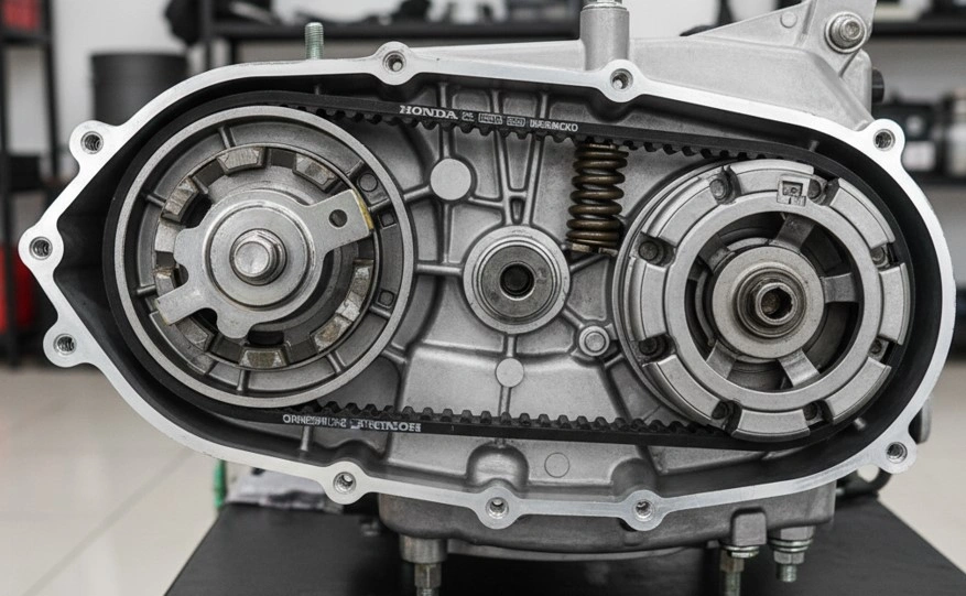 Ilustrasi v-belt. [Gemini Ai]